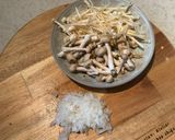 そうめんアレンジ♪里芋ときのこのチーズリゾット風作り方3写真