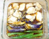 鶏肉とナスとオクラの焼きびたし作り方12写真