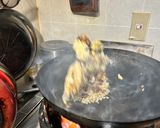 残った唐揚げリメイクで美味しいチャーハン作り方8写真
