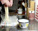 北欧産の強力粉で 気泡たっぷりチャバタ作り方5写真