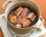 銅鍋てふてふで作る 豚の角煮作り方5写真