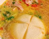 新玉ねぎのトマトコンソメ春雨スープ🧅🍅🌸作り方10写真