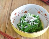 春菊とちりめんじゃこのお浸し作り方5写真
