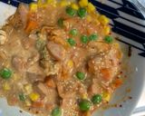 レンジ簡単クリーミー麻婆味オムライス弁当作り方5写真