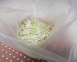 レンチンお好み焼き（アイラップ使用）作り方1写真