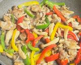 パプリカと豚肉のポン酢照り焼き作り方6写真