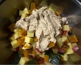 さつまいもとかぼちゃの豆腐和え作り方5写真