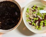 お弁当副菜★ミックスビーンズのひじき煮作り方1写真