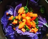 ✝年中ハロウィン🧡紫キャベツの魔性スープ作り方1写真