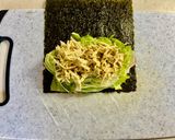 簡単♡ライスペーパーサラダ海苔巻き〜♡！作り方5写真