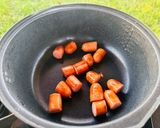 じゃがいもとズッキーニ炒め　キャンプ飯作り方6写真