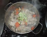 蓮根ごぼう煮物♪簡単豚肉根菜煮物作り方9写真