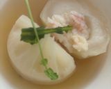 蕪と海老しんじょう🎶お吸い物作り方5写真