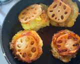 じゃが芋のれんこんはさみ焼き作り方4写真