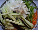 千切野菜の辛みそ炒め作り方1写真