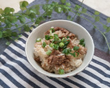 吉野家の冷凍牛丼の具で炊き込みご飯作り方3写真