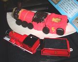 機関車ジェームス立体ケーキ☆作り方7写真