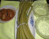 超簡単、ふき、鯖缶炒め煮作り方1写真