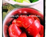 鶏手羽とたっぷり生姜のトマト煮込み♪作り方1写真