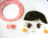 簡単キャラ弁カップで可愛いずきんちゃん❤作り方5写真