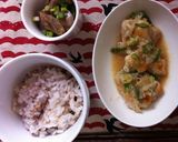 簡単♪鶏肉のねぎ塩ソースかけ作り方4写真