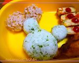 梅雨に♪かえるとあじさい＊キャラ弁＊作り方8写真