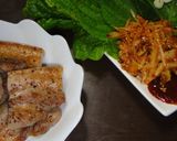 長ネギナムル@サムギョプサル他韓国料理に作り方9写真