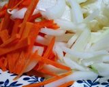 まるで和風ハンバーグ？な野菜炒め作り方1写真