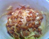 お手軽！ゴマ油の納豆パスタ作り方2写真