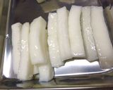 はんぺんと夏野菜の胡麻もずく酢和え作り方2写真
