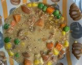 レンジ簡単梅パスタ味オムライス弁当作り方5写真