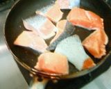 和風なスープ♡鮭&きのこ作り方3写真