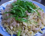 ポン酢　ｄｅ　とりごぼうちゃーはん作り方5写真