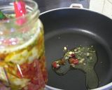 夏の一品★ベトナム風食べるラー油の焼そば作り方3写真