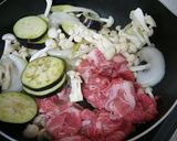 豚肉と野菜の味噌だれ焼き作り方2写真