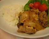 豚肉と野菜の味噌だれ焼き作り方3写真