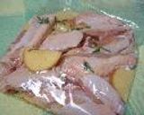 鶏肉とじゃがいものハーブ焼き作り方1写真