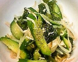 あっさり味＊モヤシとわかめのサラダ＊簡単作り方8写真