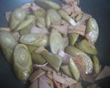 ごぼうとハムの甘辛炒め作り方4写真