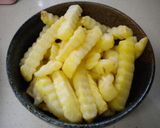 超簡単♪ポテトとお豆の炒め物♪作り方2写真