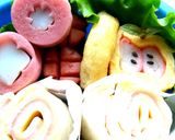 ＊お弁当 ni かまぼこ＆魚ソの花＊作り方7写真