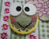 キャラ弁＊けろけろけろっぴ♡おにぎり作り方4写真