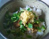 生姜と油揚げのだし茶漬け作り方3写真
