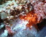 ふわウマ★野菜入り肉団子★作り方1写真