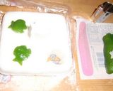 魚の形のはんぺんとピーマンでお弁当作り方1写真