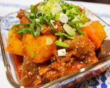 韓国風牛すじ肉じゃが作り方9写真