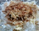 ＊簡単昼ご飯＊きんぴらチーズおかか飯作り方1写真