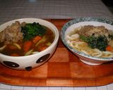 肉じゃがおつゆで『☆リメイクうどん☆』作り方4写真