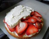 ホワイトチョコクリームのバースデーケーキ作り方7写真