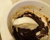 簡単なのに濃厚☆チョコチーズケーキ作り方4写真